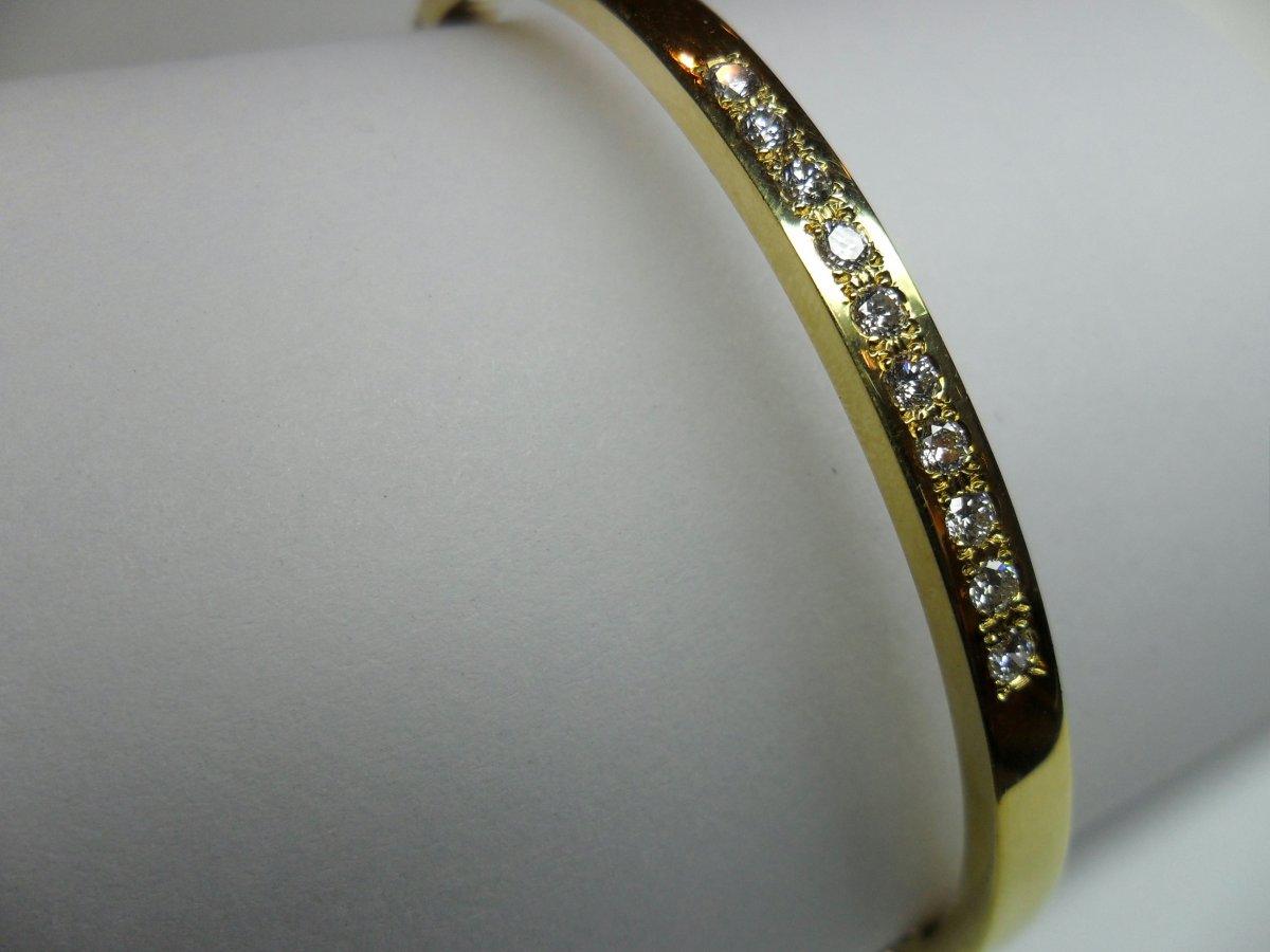 Geelgouden Spang Armband